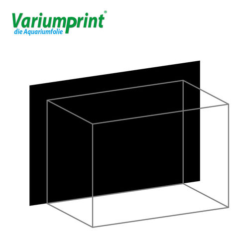 Variumprint® selbstklebende Aquarium-Rückwandfolie EO-Black