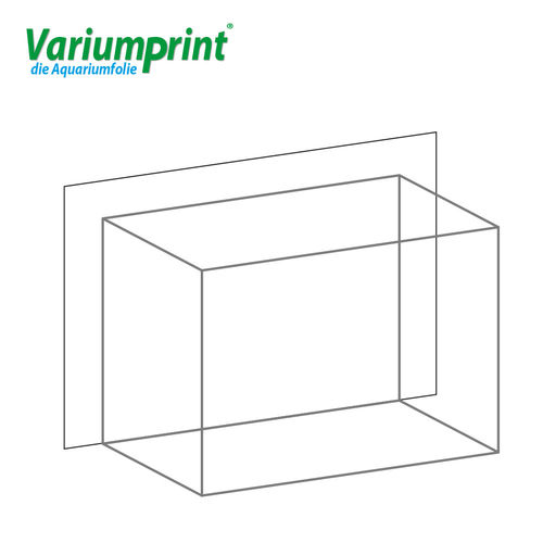 Variumprint® selbstklebende Aquarium-Rückwandfolie EO-White