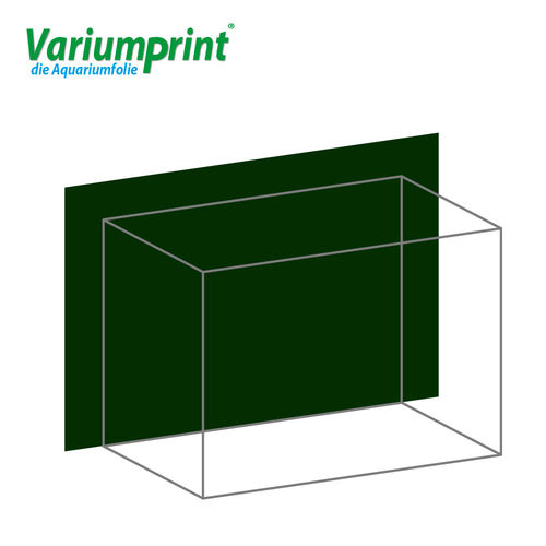 Variumprint® selbstklebende Aquarium-Rückwandfolie EO-Dark Green