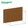 Variumprint® selbstklebende Aquarium-Rückwandfolie EO-Brown