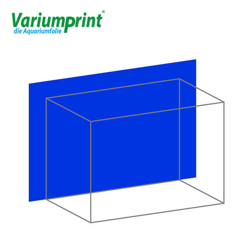 Variumprint® selbstklebende Aquarium-Rückwandfolie EO-Standard Blue